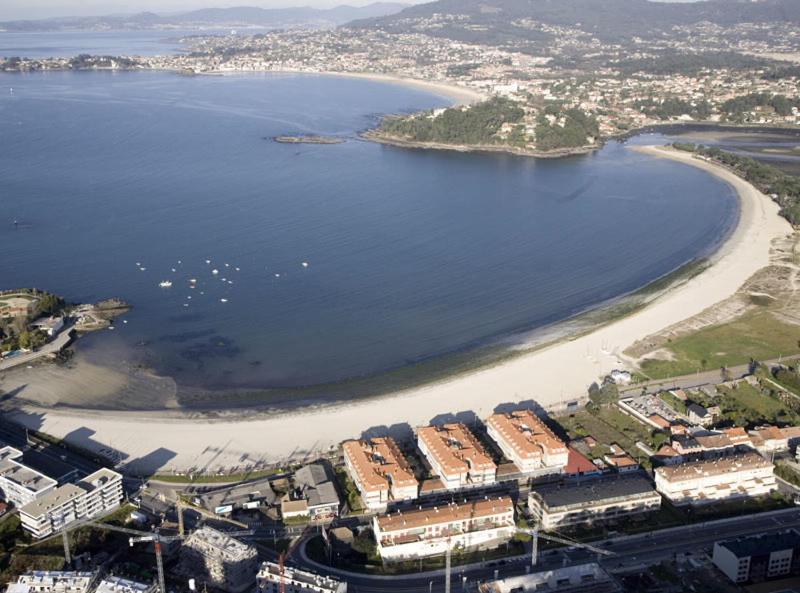 Vivienda Con Terraza En Playas De Baiona Apartment Ngoại thất bức ảnh